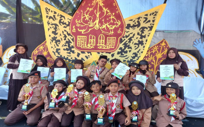 Pramuka MIN 2 Sukabumi Raih Tujuh Prestasi di LT II Kwarran Surade
